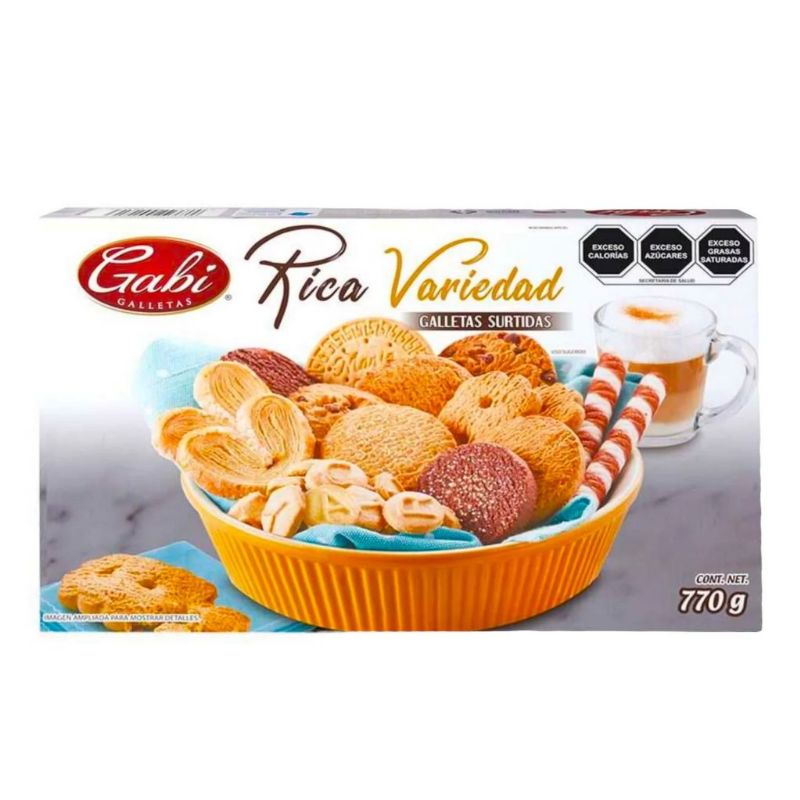 GALLETA "GABY" FINA SURTIDA 770GRS