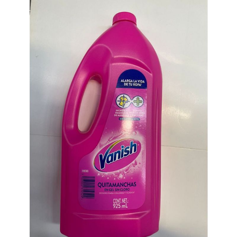 VANISH LIQUIDO QUITAMANCHAS EN GEL SIN CLORO 925 ML