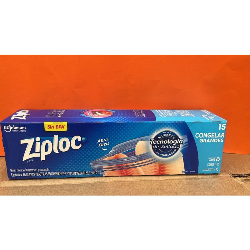 ZIPLOC GRANDE DE 15 PZS