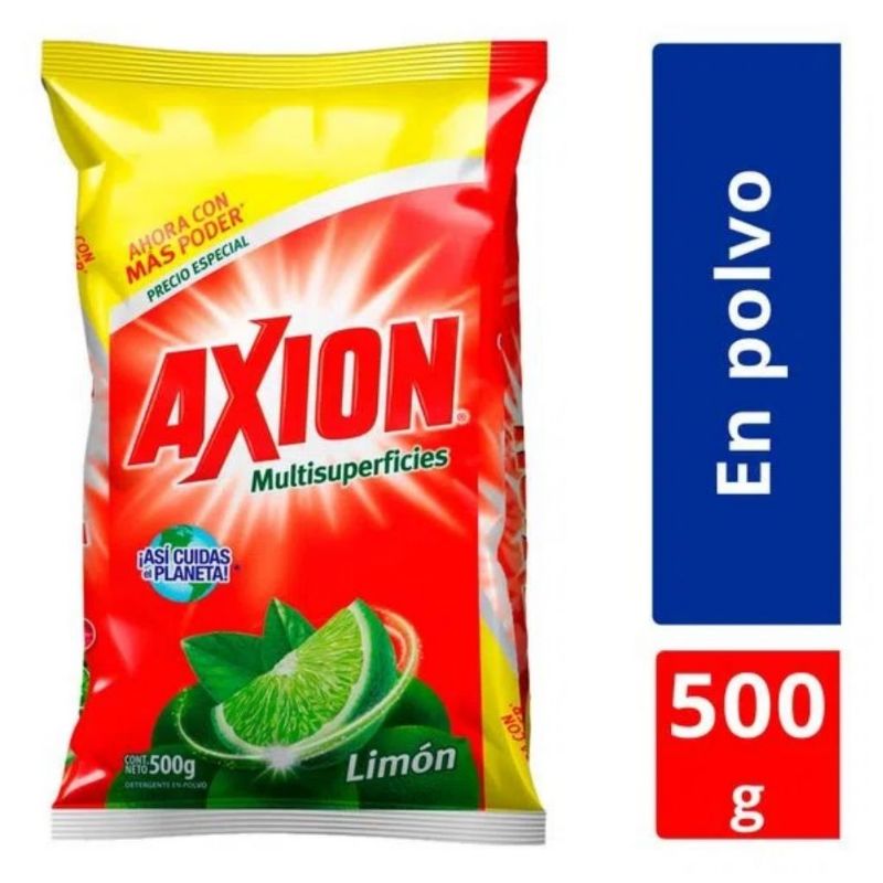DETERGENTE POLVO AXION 500 GR