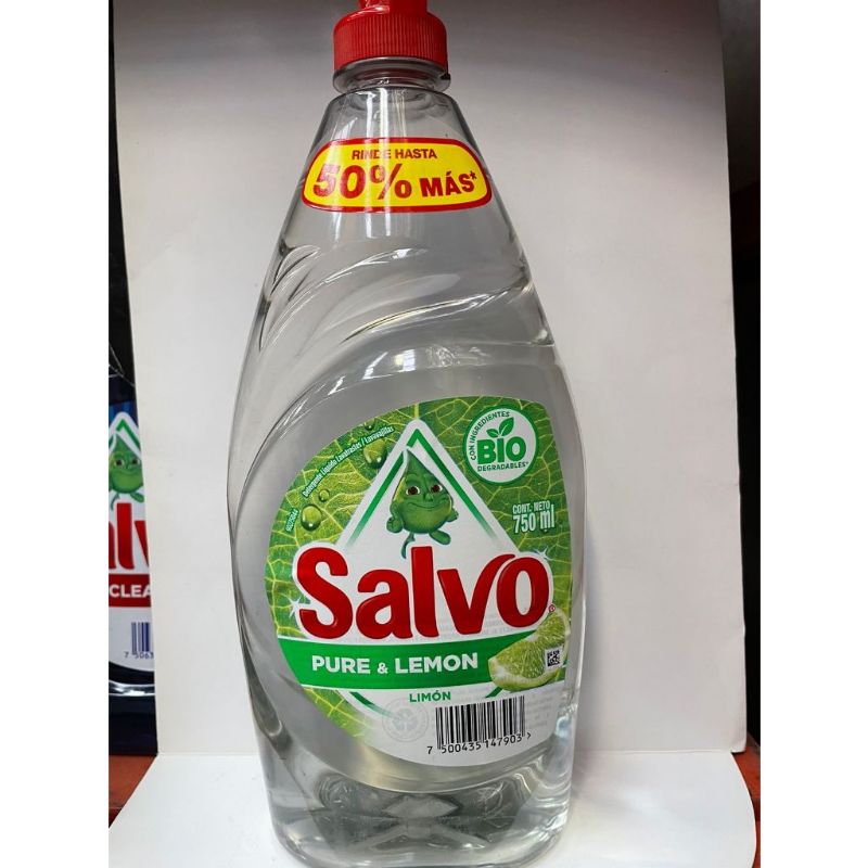 JABON SALVO LIQUIDO PURE & LEMON 750 ML