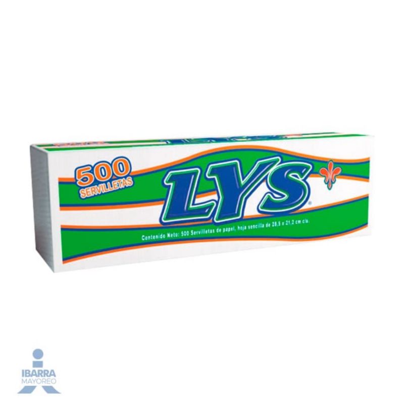 SERVILLETA LYS DE 500 PZS