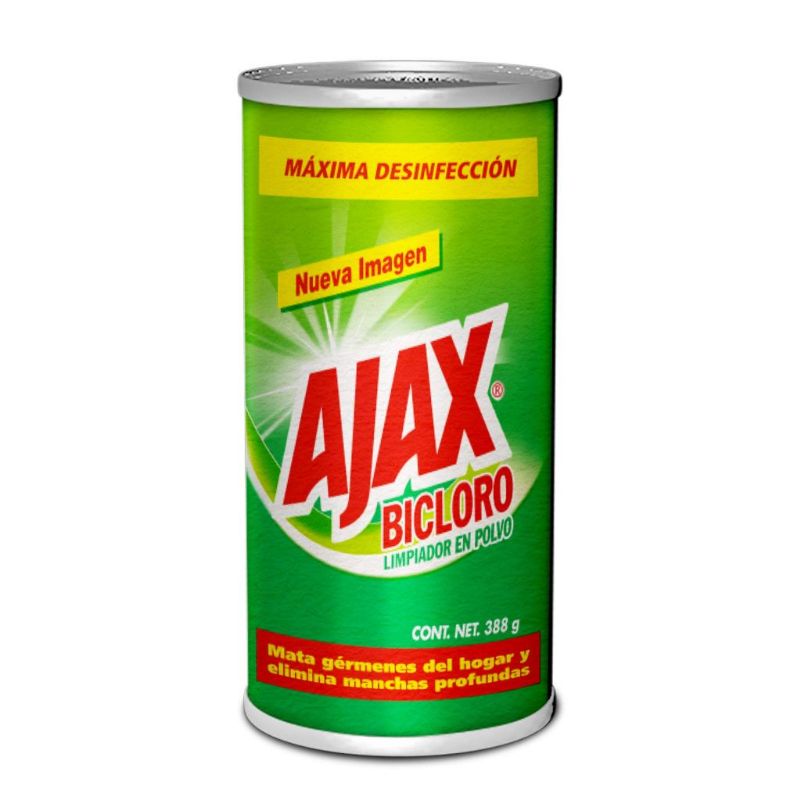 JABON AJAX BICLORO POLVO 388 GRS