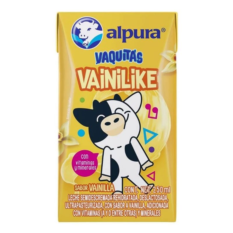 LECHE ALPURA VAQUITAS VANILIKE 250 GR