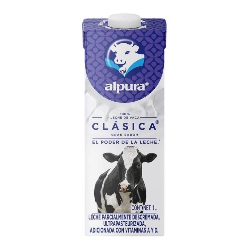 LECHE ALPURA ENTERA 1LT